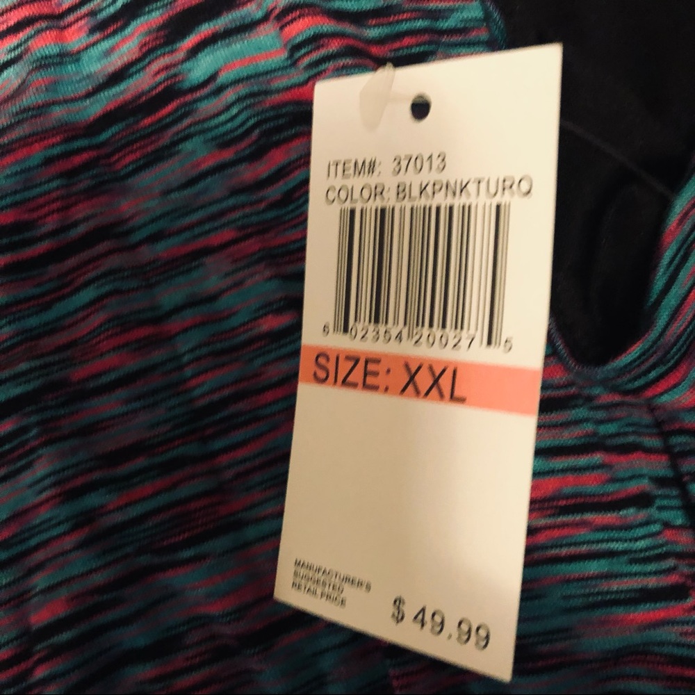 Spense XXL multicolor sleeveless maxi dress - Picture 4 of 7